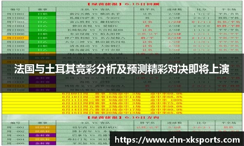 法国与土耳其竞彩分析及预测精彩对决即将上演